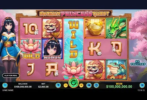 Shogun Princess Quest game board